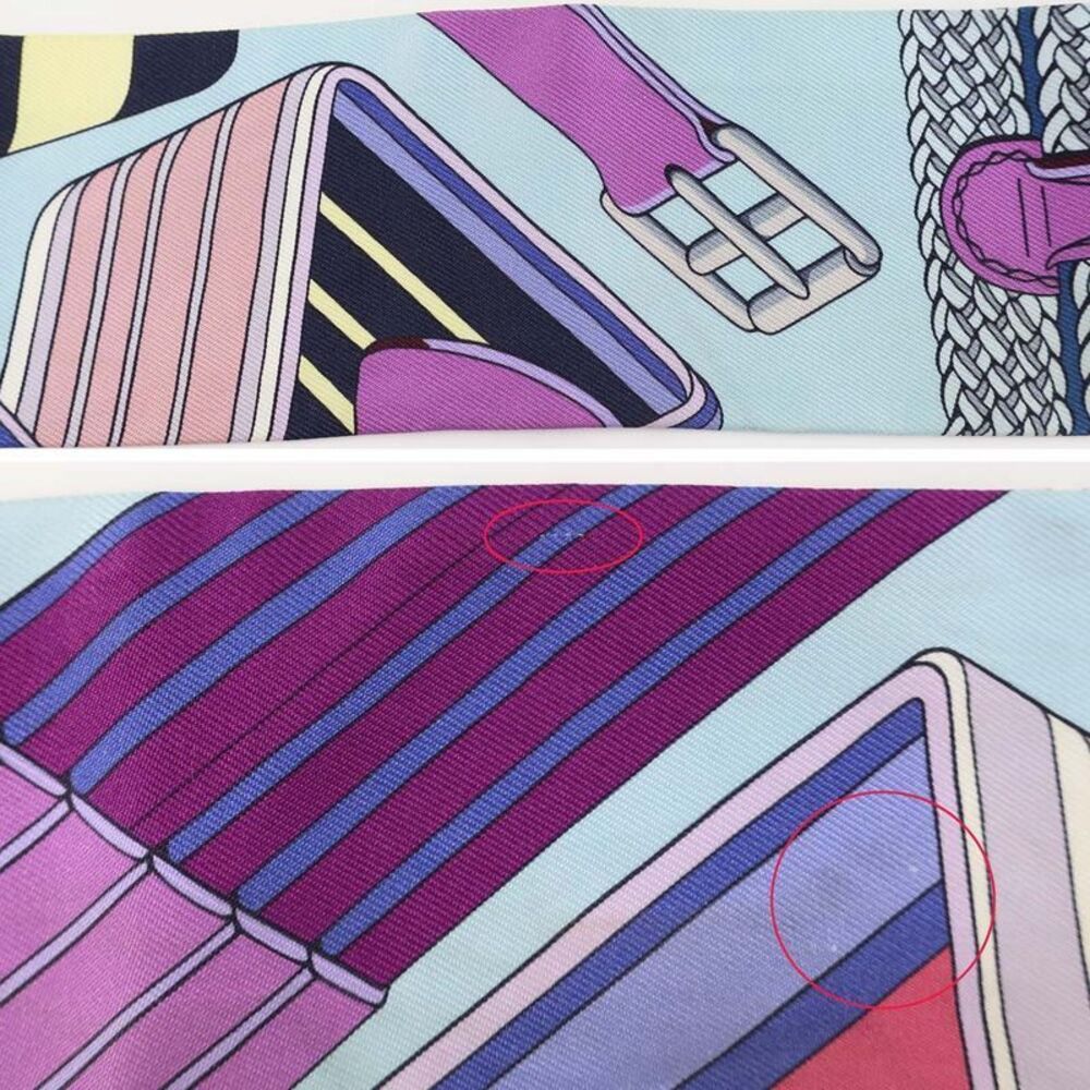 Hermes Zigzag Sangle Sangles EN Zigzag Light Blue… - image 7